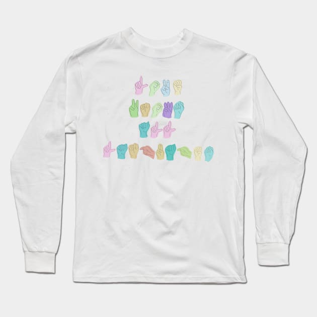 Love knows All Long Sleeve T-Shirt by imsnos